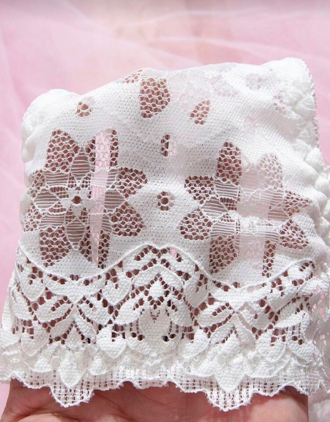 Елегантен дантелен комплект Бяла Романтика