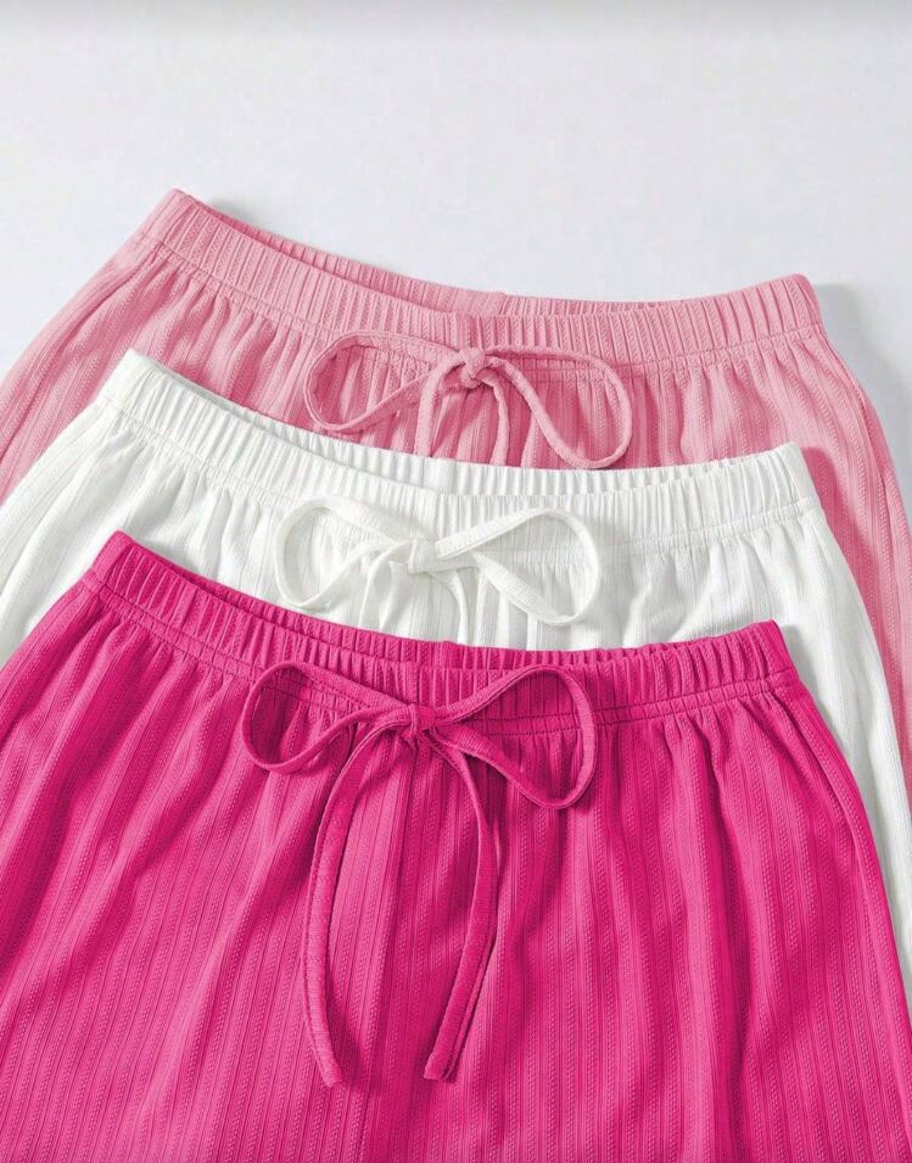 Дамски пижамен комплект с дантела – потник и дълъг панталон PİNK 6 части